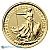 1/4 Ounce British Britannia Gold Coin