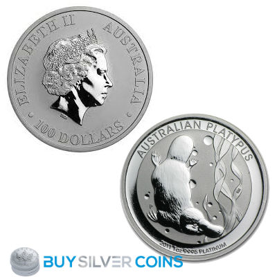 Australian Platypus 1 Platinum Coin