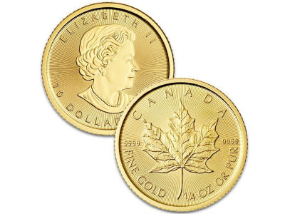 Canadian Maple Leaf 1/4 Ounce Coin - Mixed Years